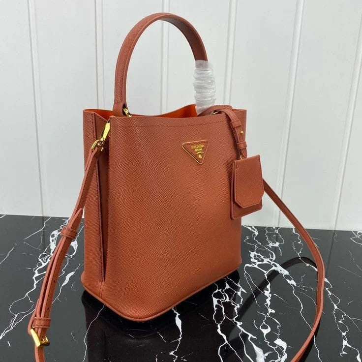 PRADA Saffiano calfskin ( Panier Bucket Bag )