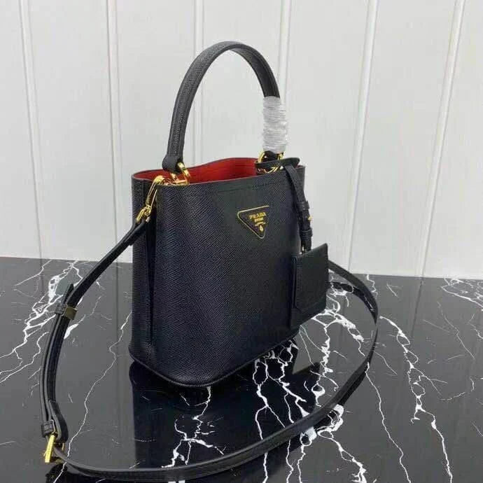 PRADA Saffiano calfskin ( Panier Bucket Bag )