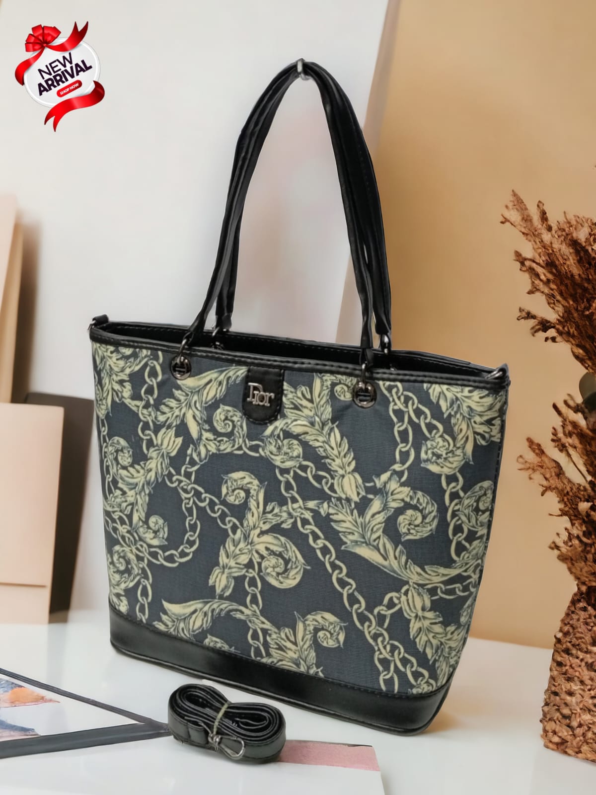 Dior Floral Tote Bag