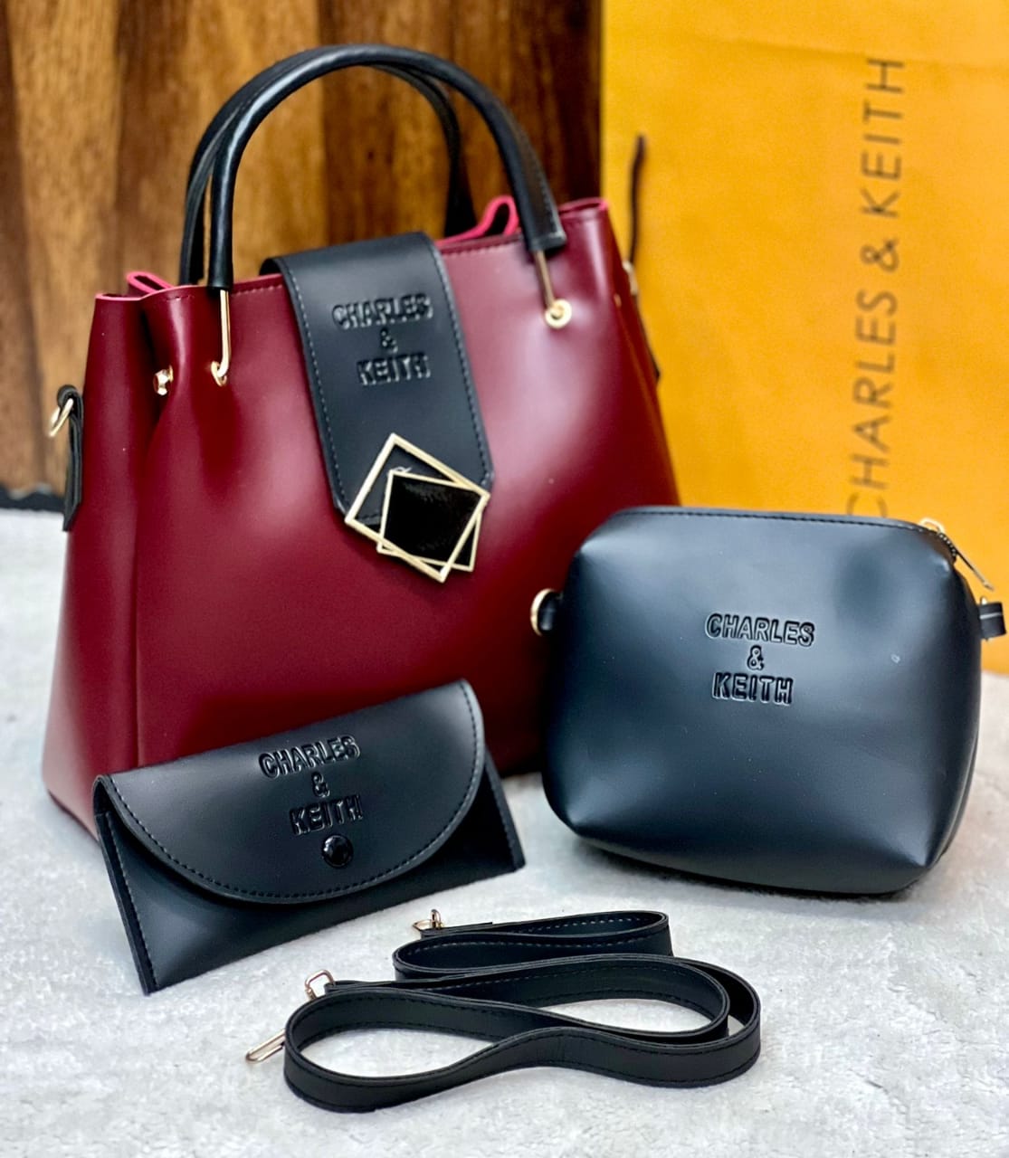 Charles and Keith ( 3pcs )