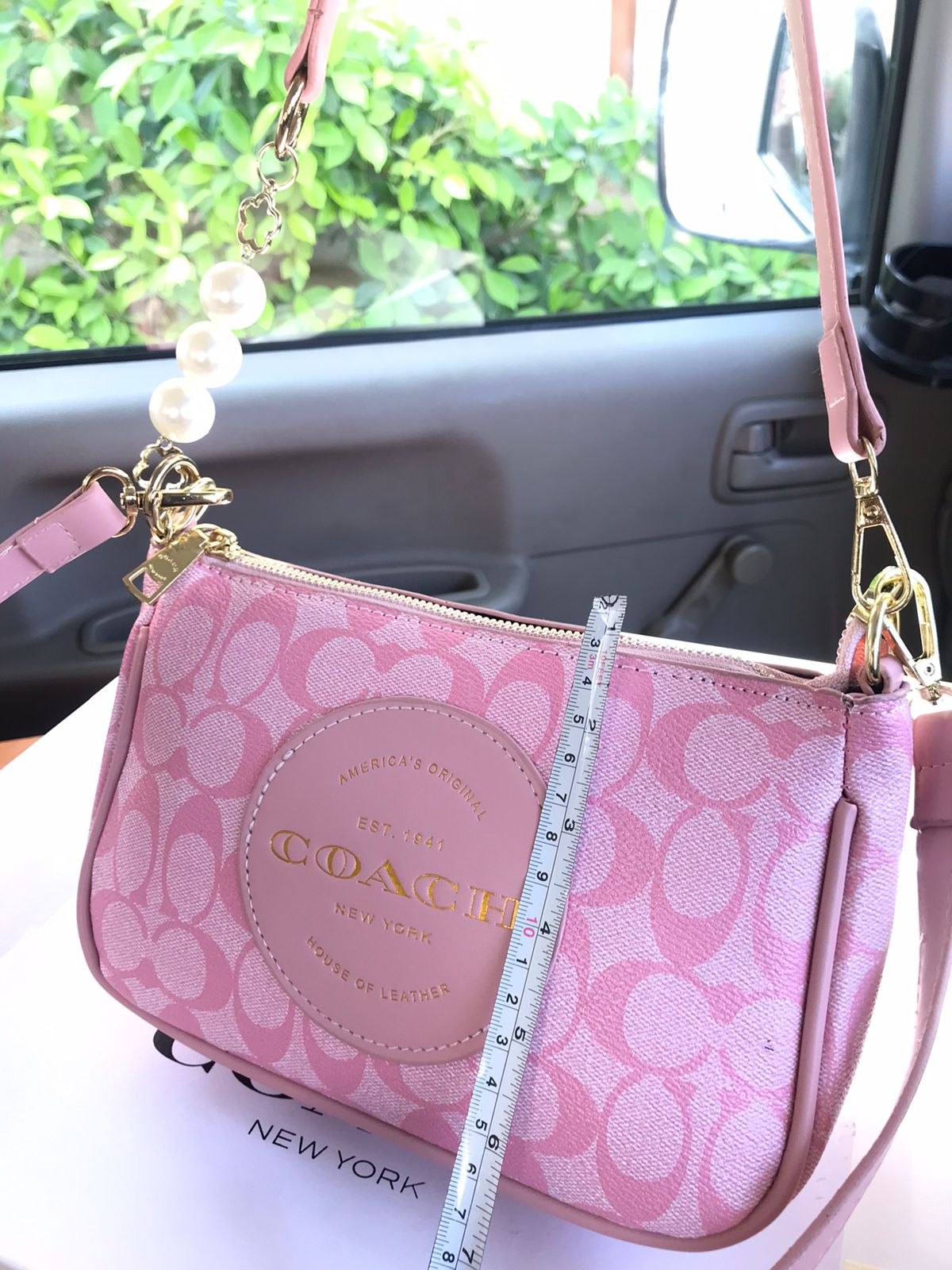 Pink Coach Crossbody Bag