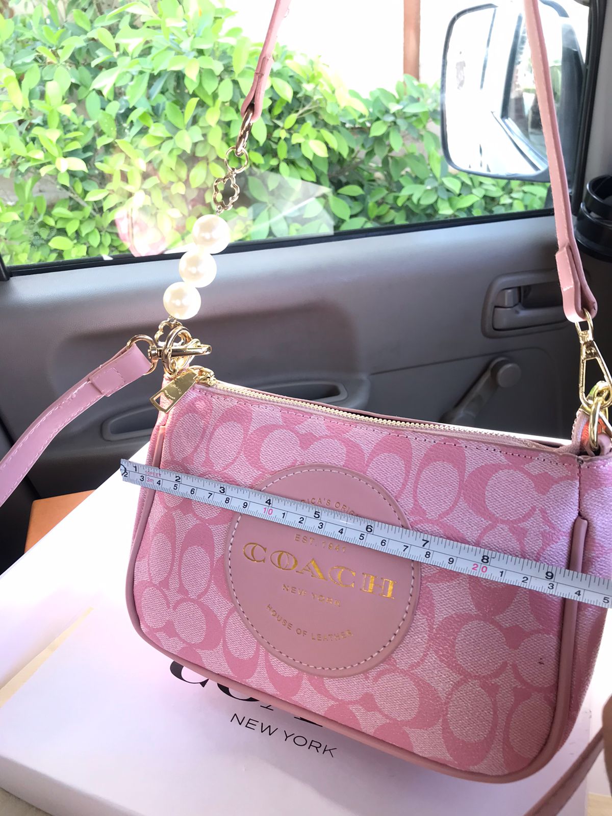 Pink Coach Crossbody Bag