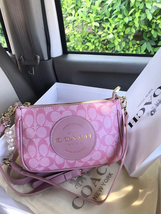 Pink Coach Crossbody Bag