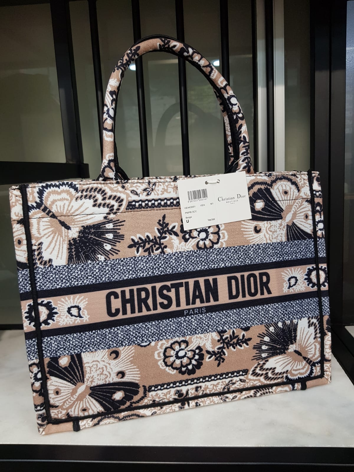 Dior Book Tote Bag ( Floral Edition ) Premium  Quality