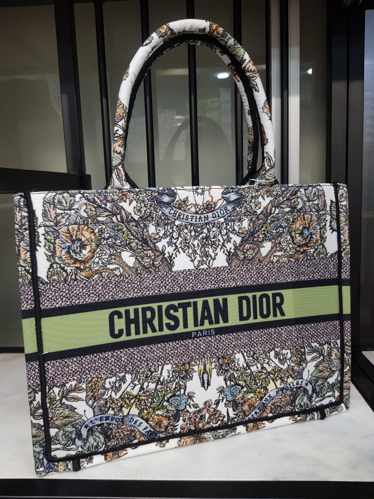 Dior Book Tote Bag ( Floral Edition ) Premium  Quality