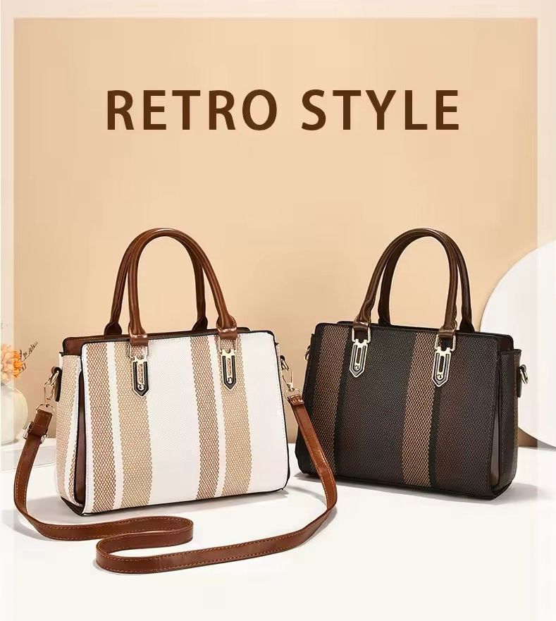 Retro Shoulder Bag set ( High Quality ) 2pcs