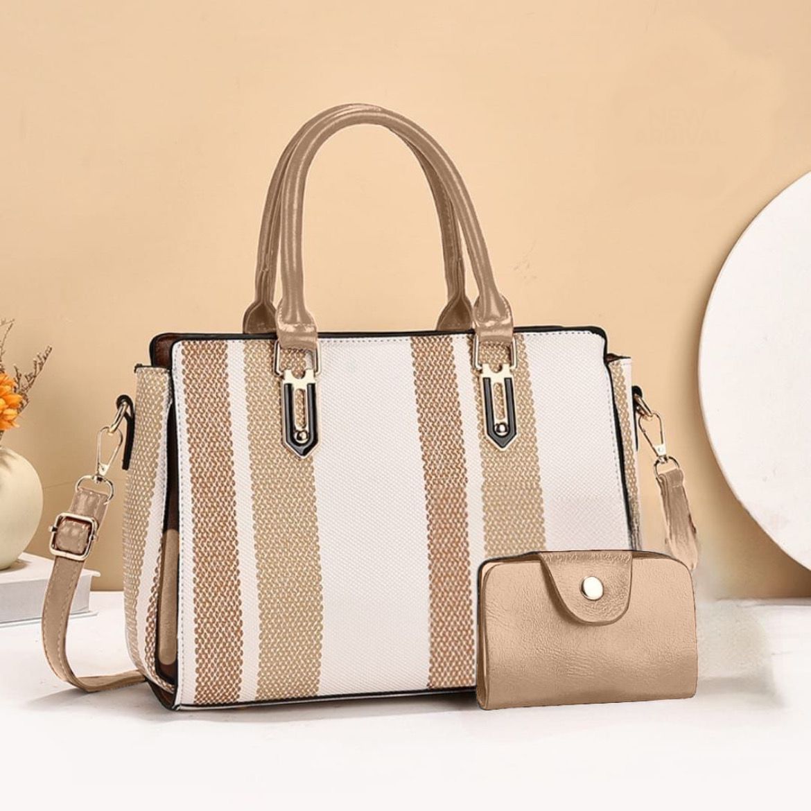 Retro Shoulder Bag set ( High Quality ) 2pcs