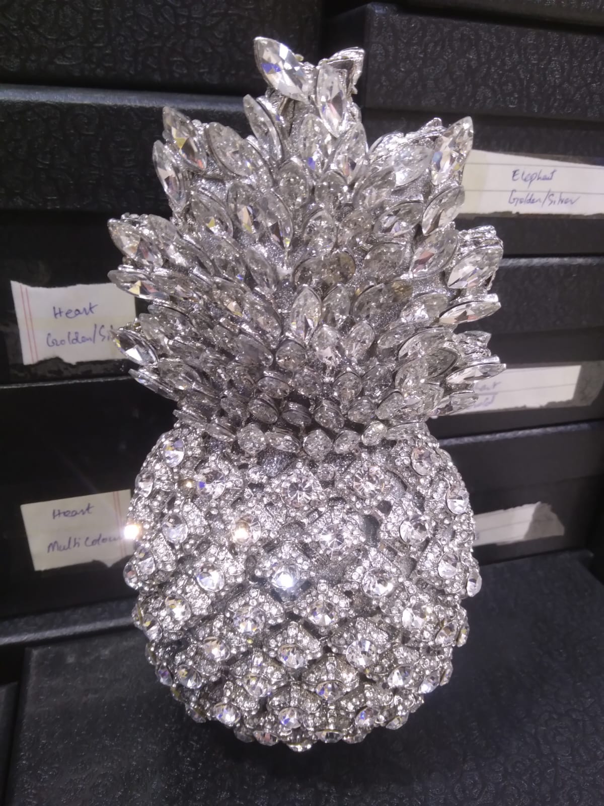 Pineapple Luxury Rhinestone clutch