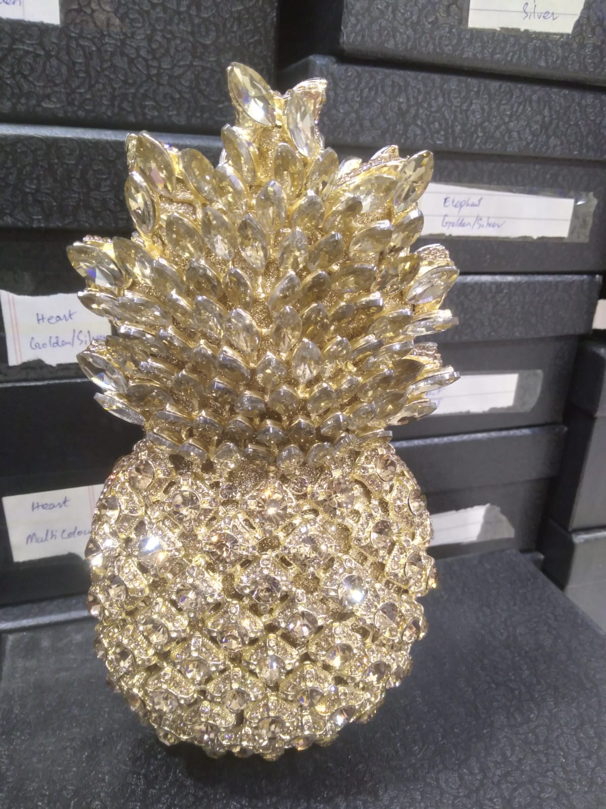 Pineapple Luxury Rhinestone clutch