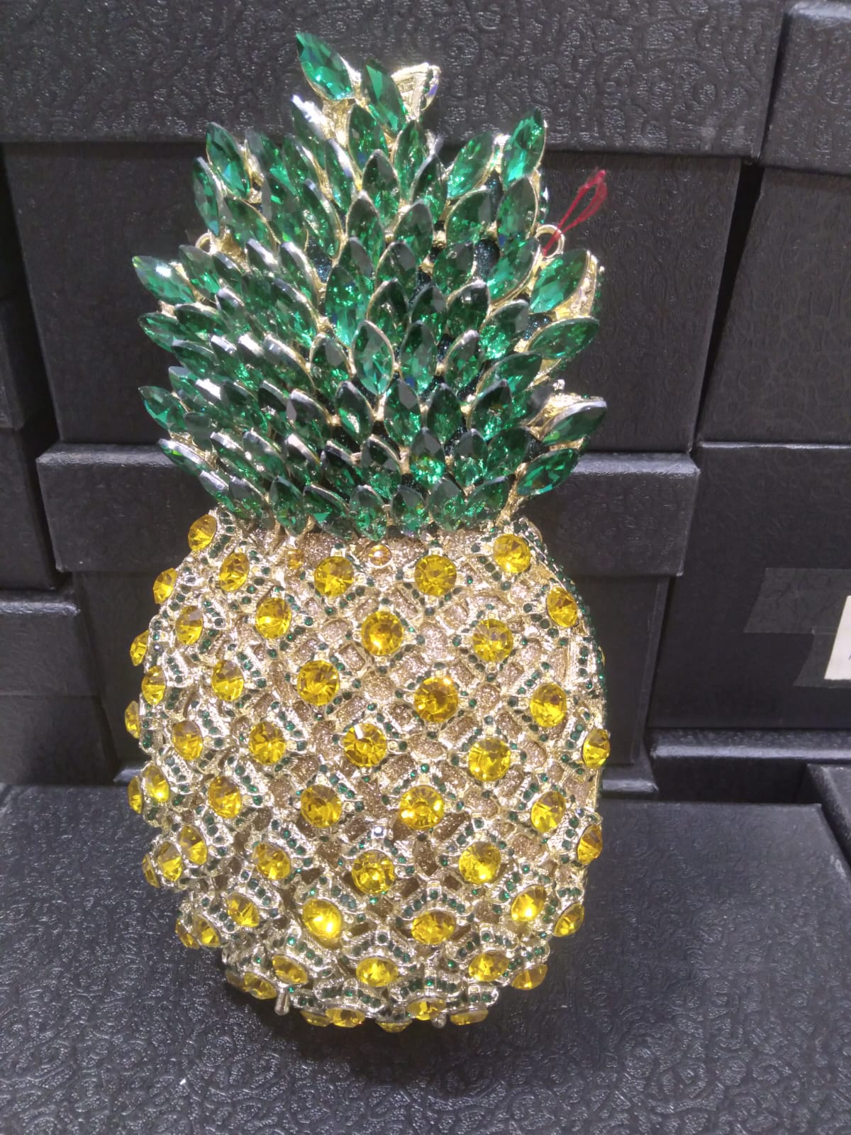 Pineapple Luxury Rhinestone clutch