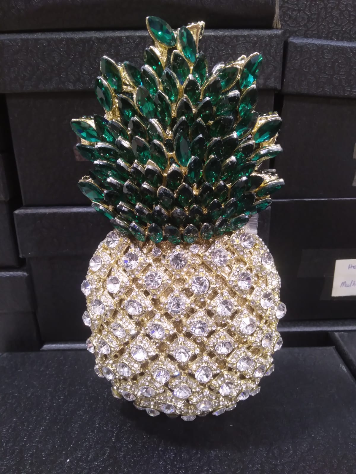 Pineapple Luxury Rhinestone clutch