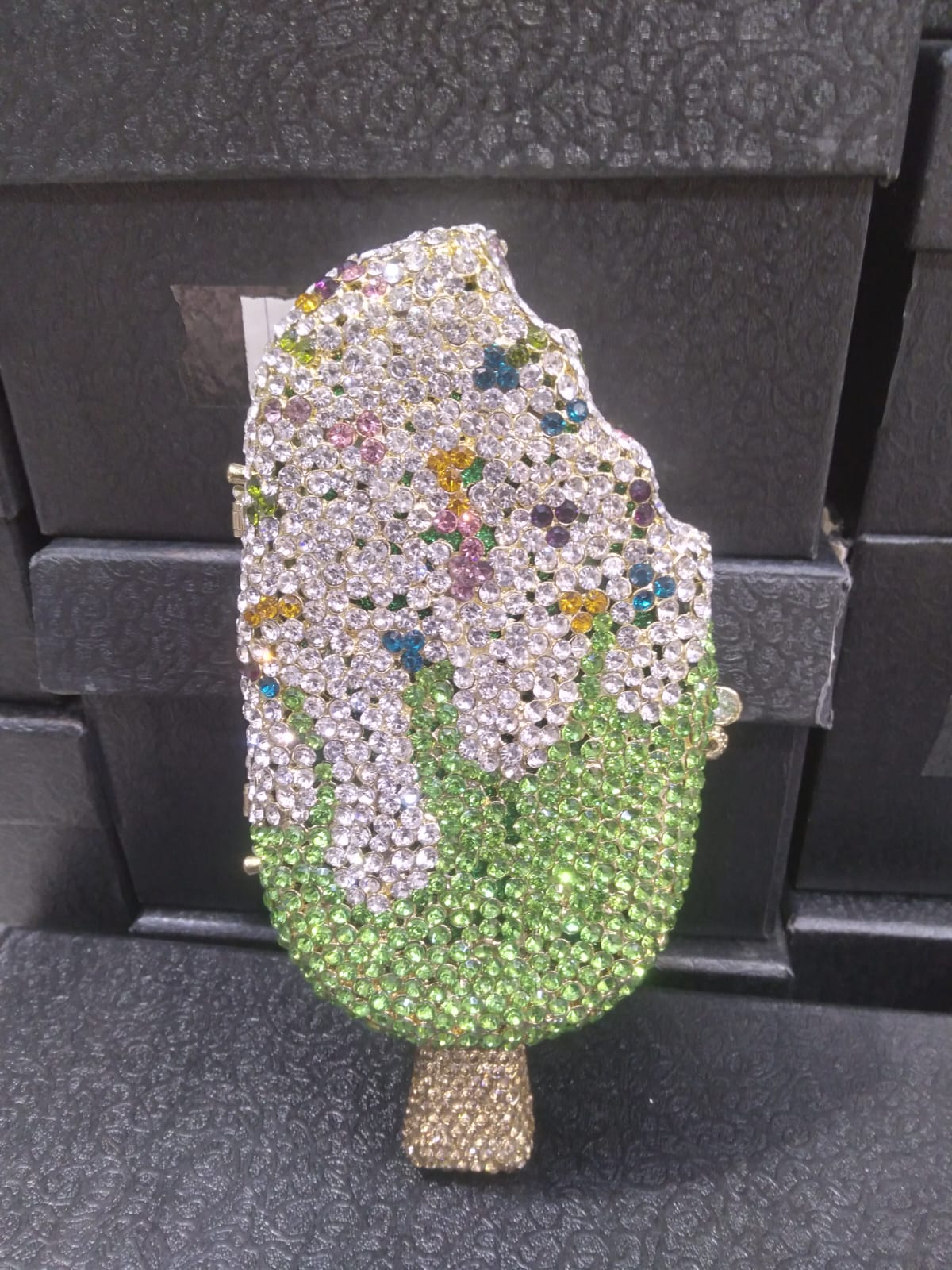 Ice Cream Luxury Rhinestone clutch