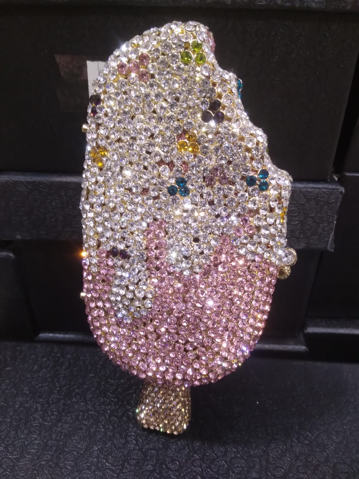 Ice Cream Luxury Rhinestone clutch