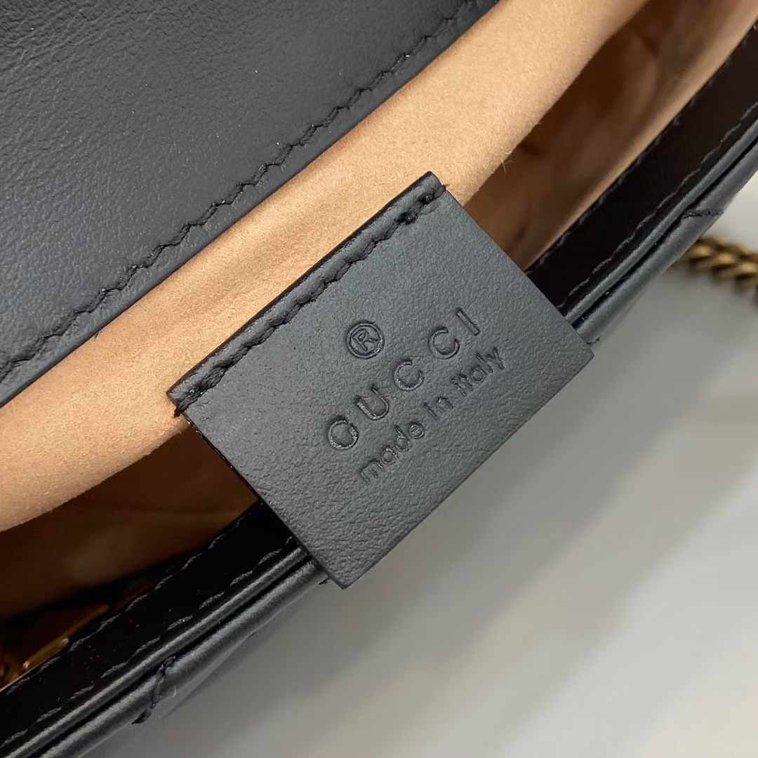 Gucci Marmont matelassé ( Rich Black )