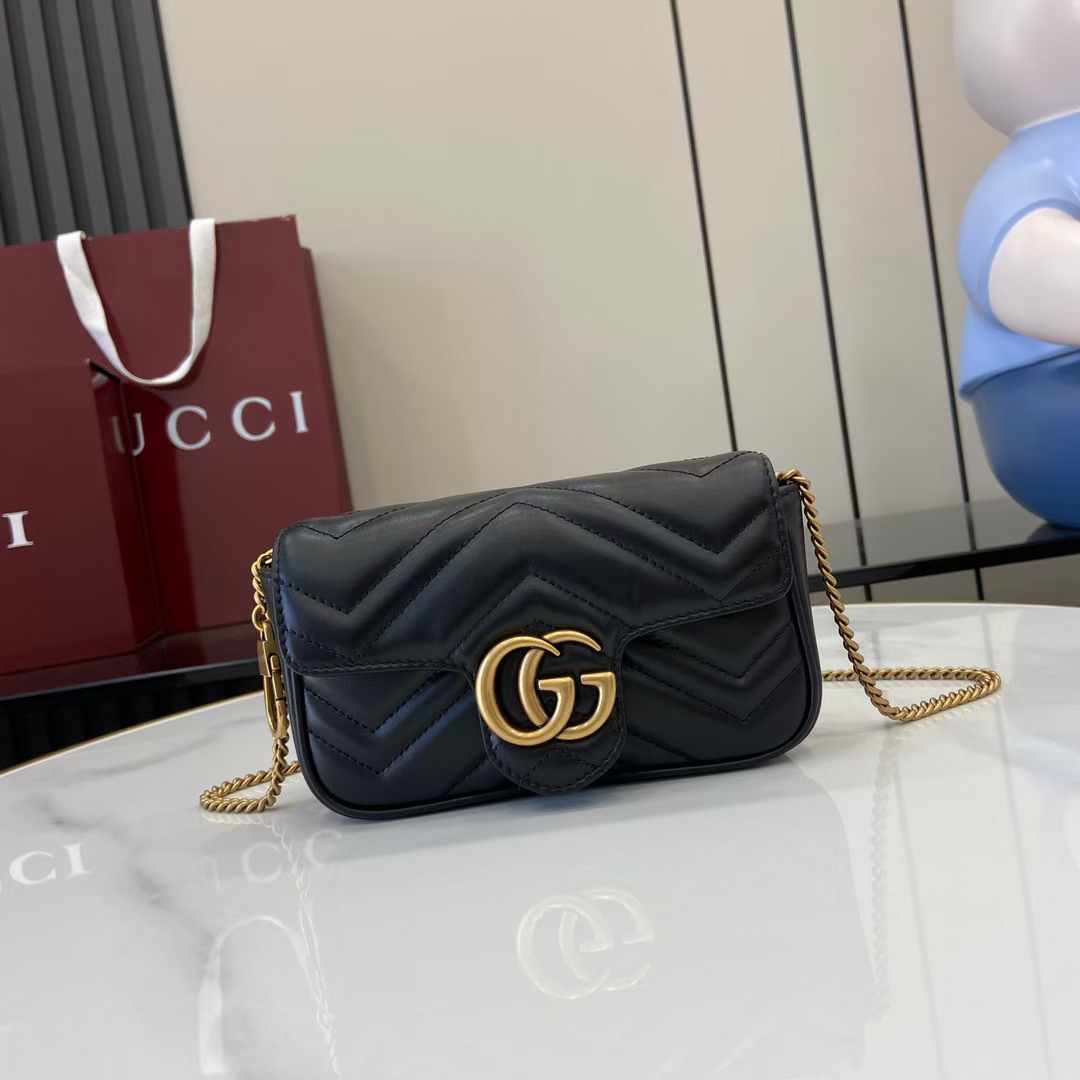 Gucci Marmont matelassé ( Rich Black )