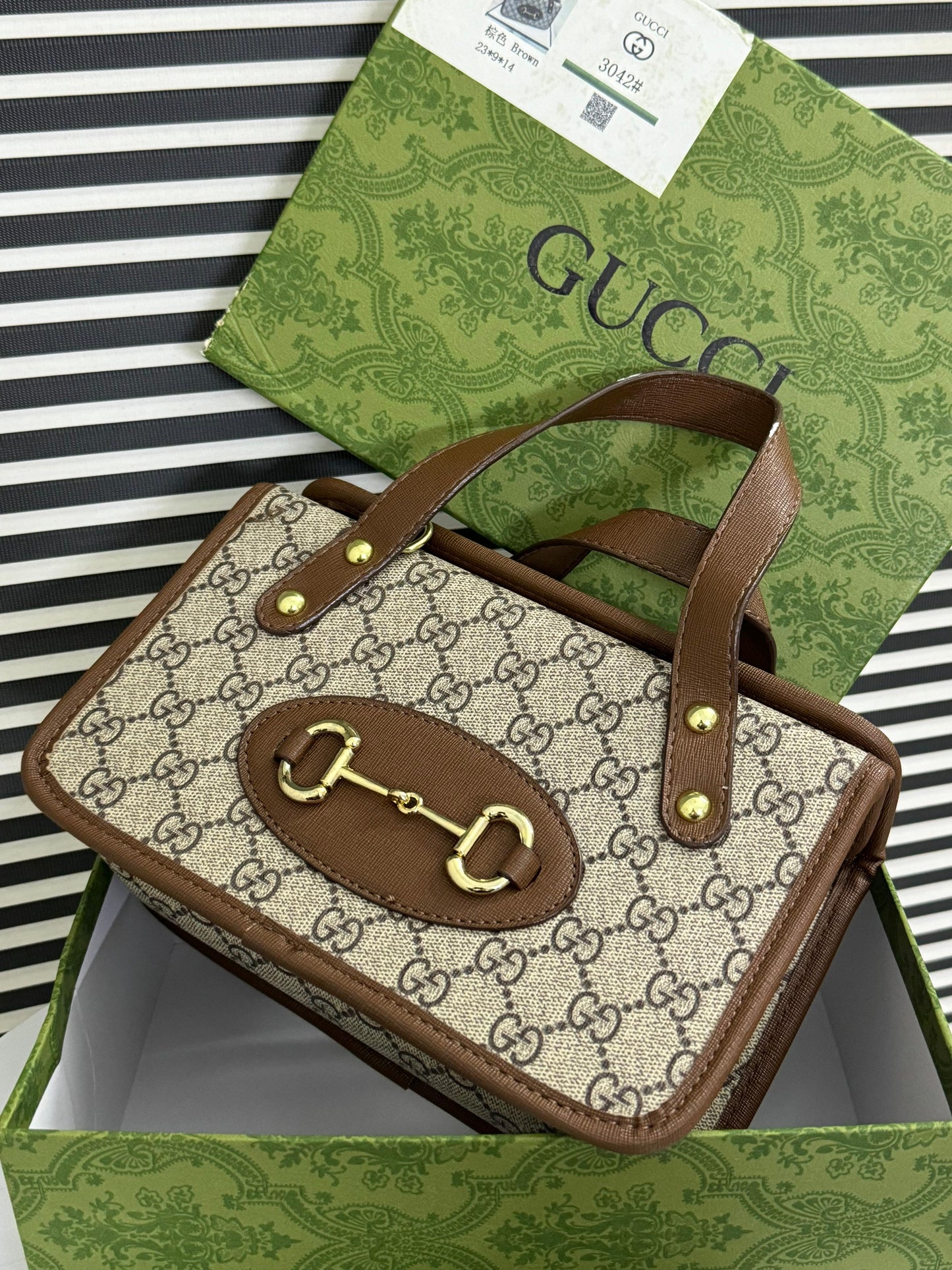 Gucci Horsebit 1955 Mini Top Handle Bag