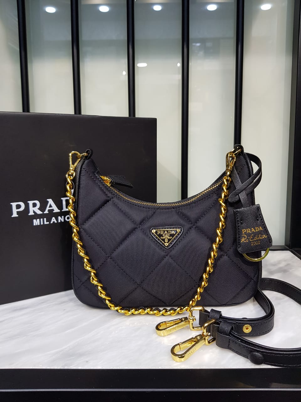 Prada Re-Edition 1995 Chaîne Re-Nylon mini-bag