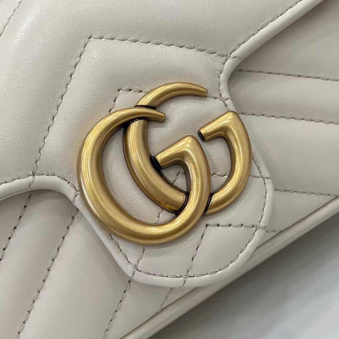 Gucci Marmont Matelassé ( Rich White )