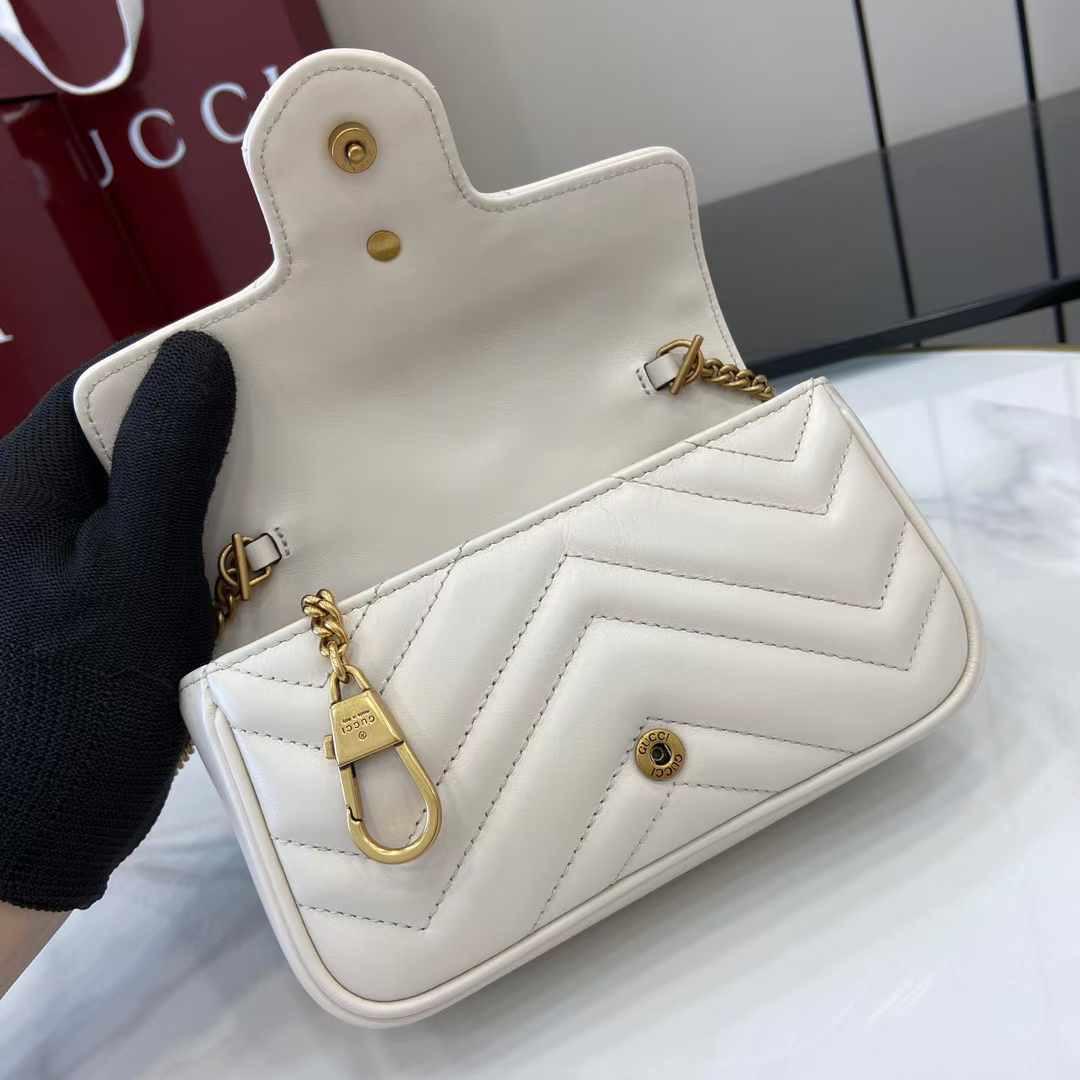 Gucci Marmont Matelassé ( Rich White )