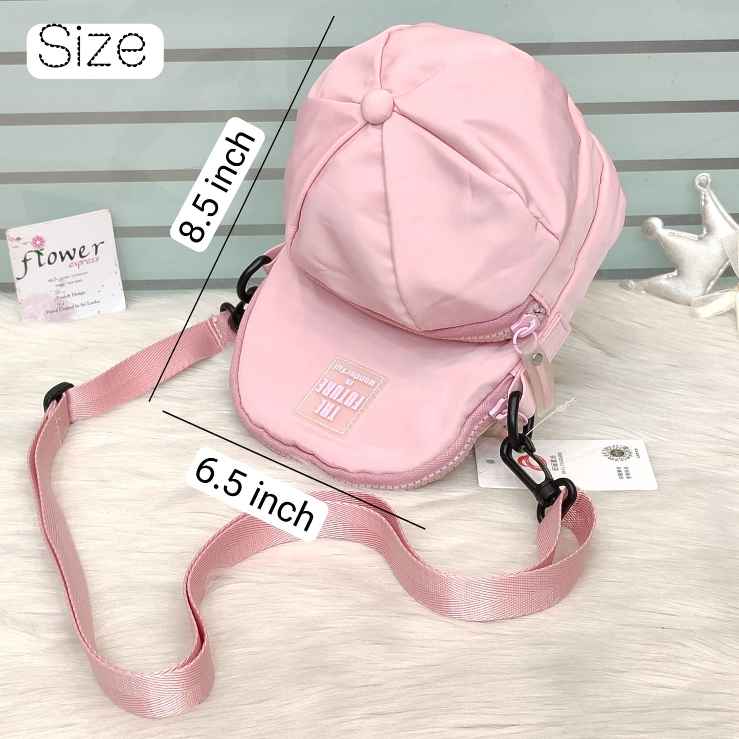 Cap Shape Parachute Cross Body Bag