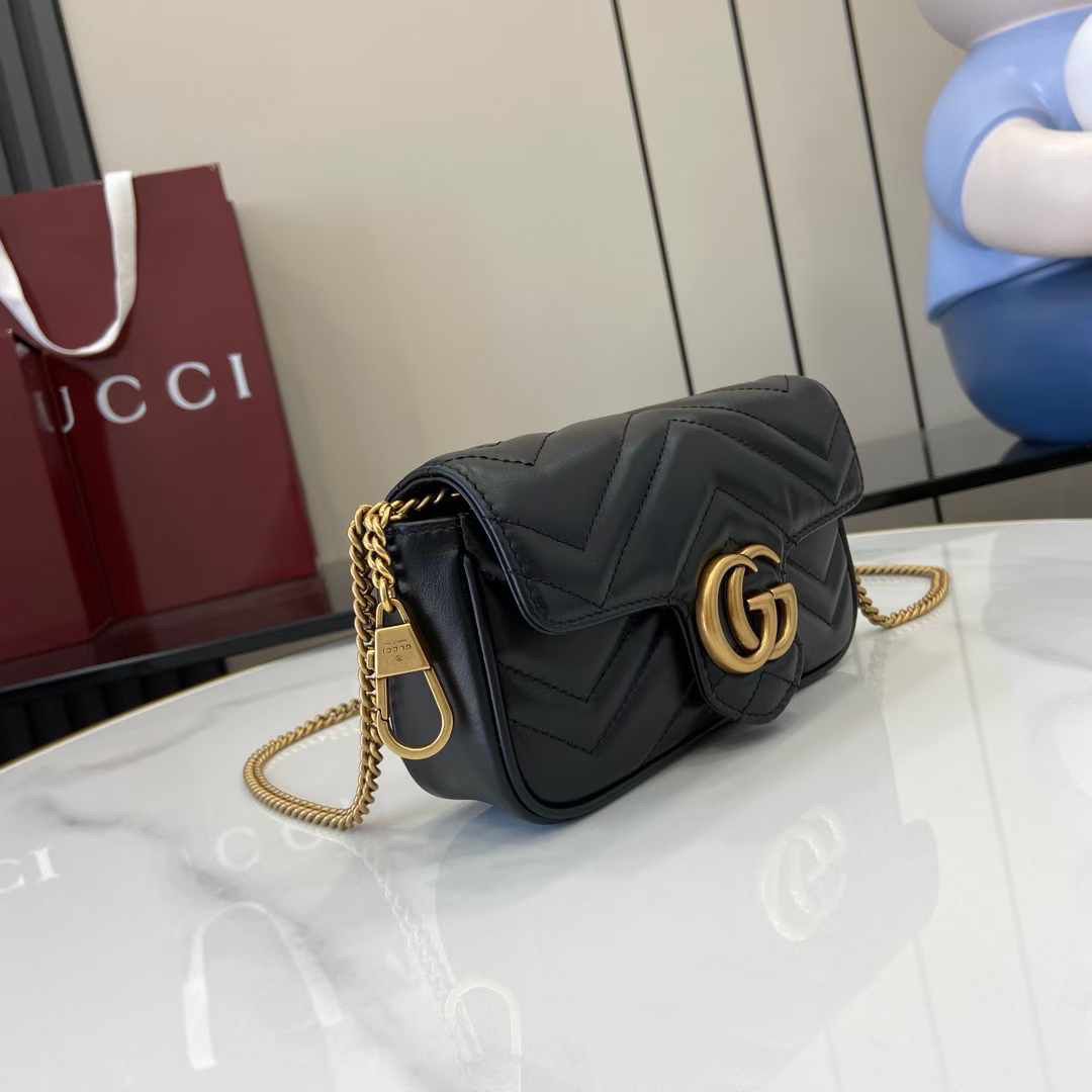 Gucci Marmont matelassé ( Rich Black )