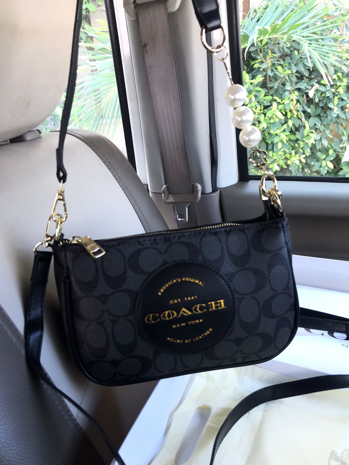 Noir - Coach Signature Crossbody Bag