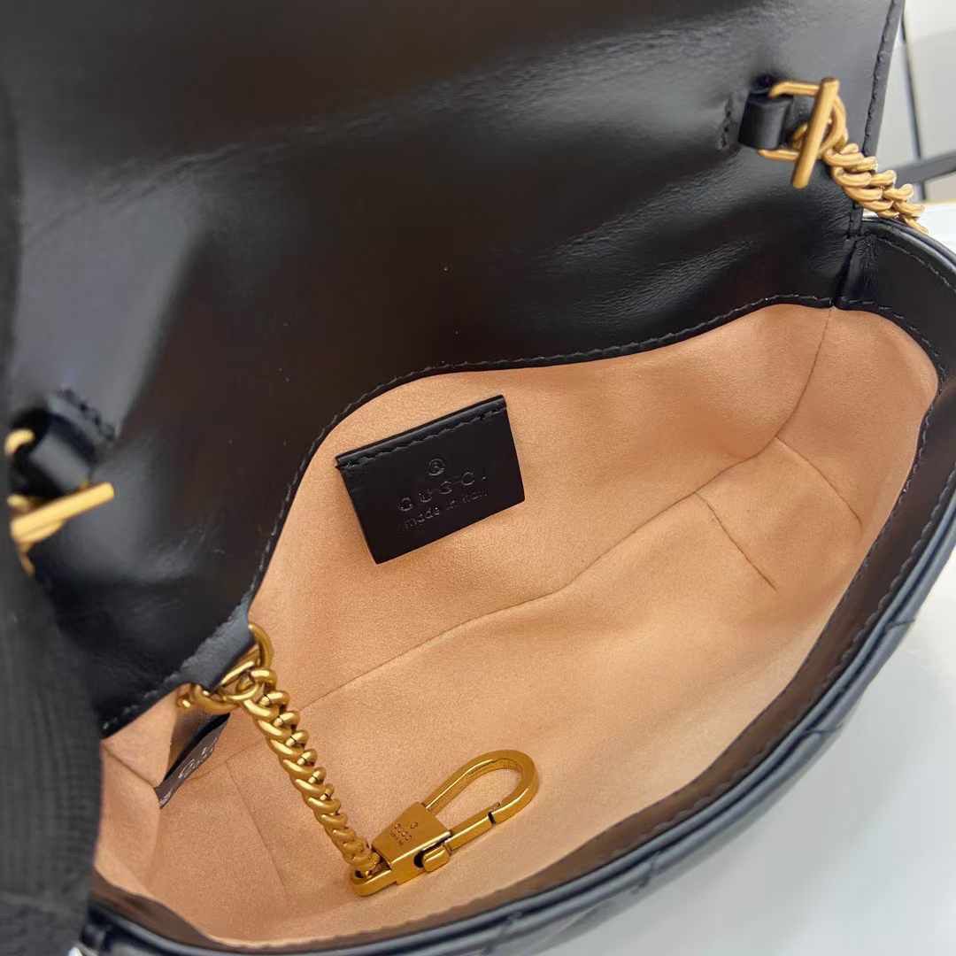 Gucci Marmont matelassé ( Rich Black )