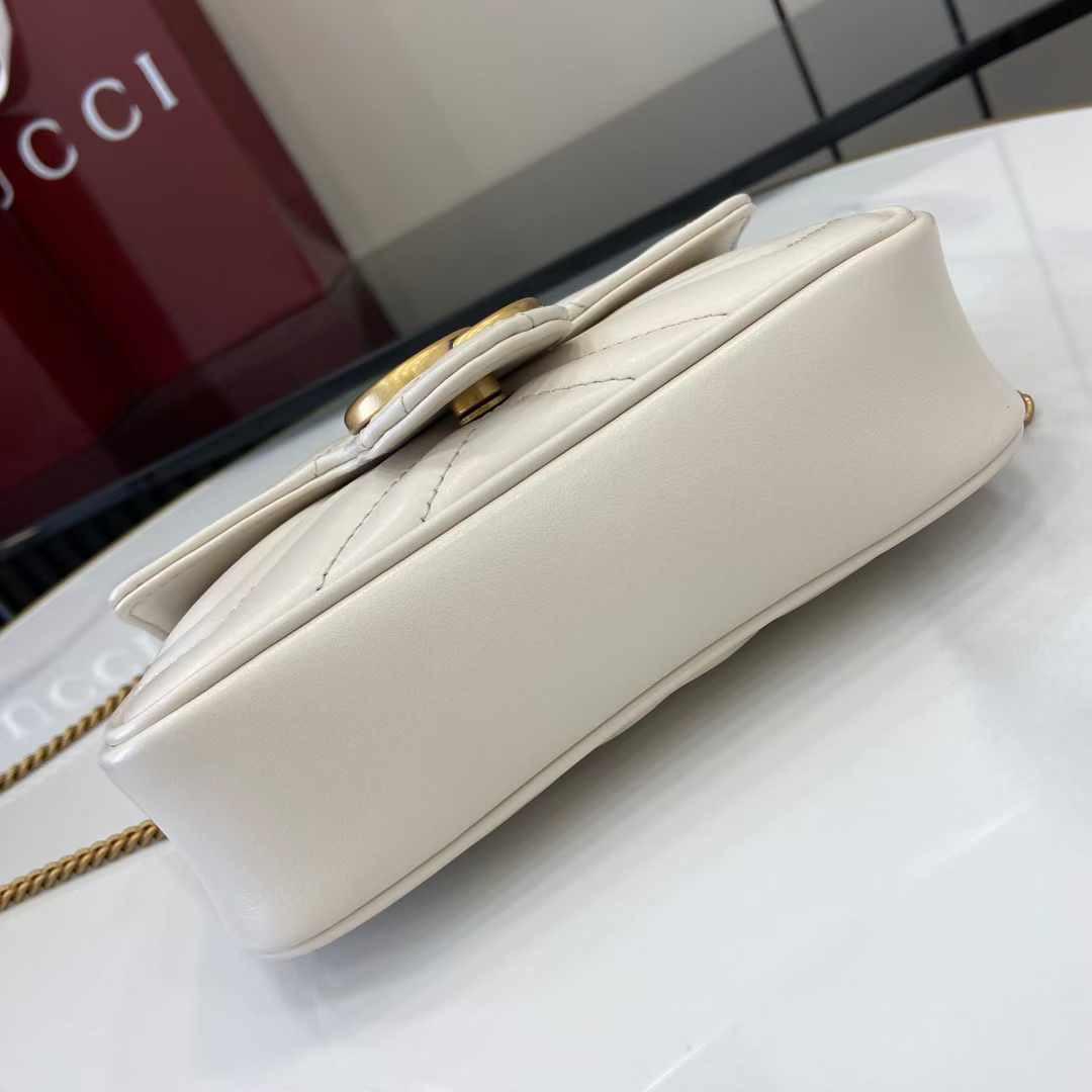 Gucci Marmont Matelassé ( Rich White )