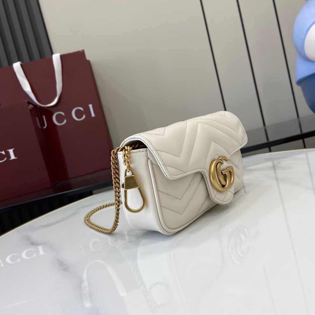 Gucci Marmont Matelassé ( Rich White )