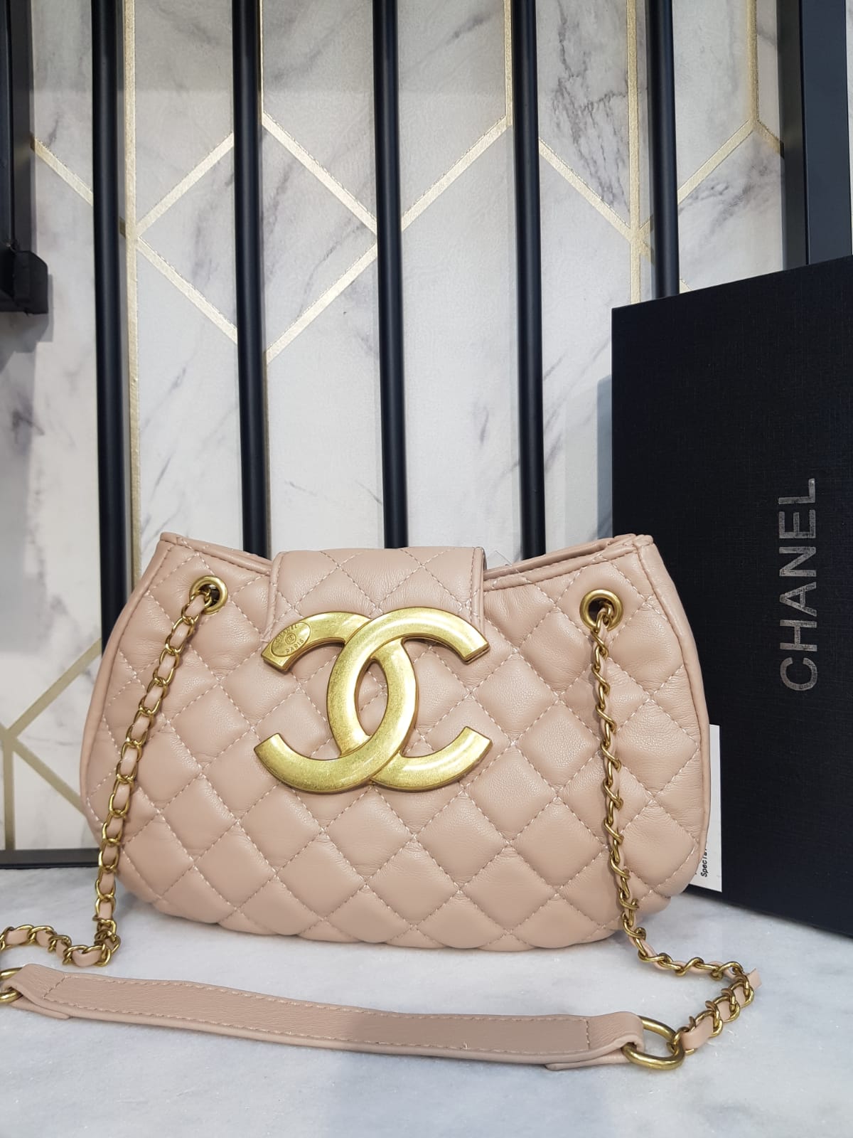 Chanel Quilted CC Messenger