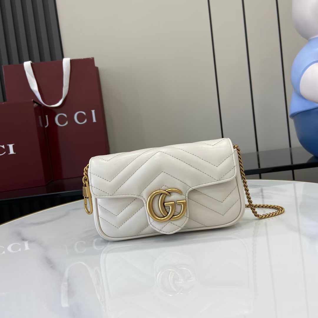 Gucci Marmont Matelassé ( Rich White )