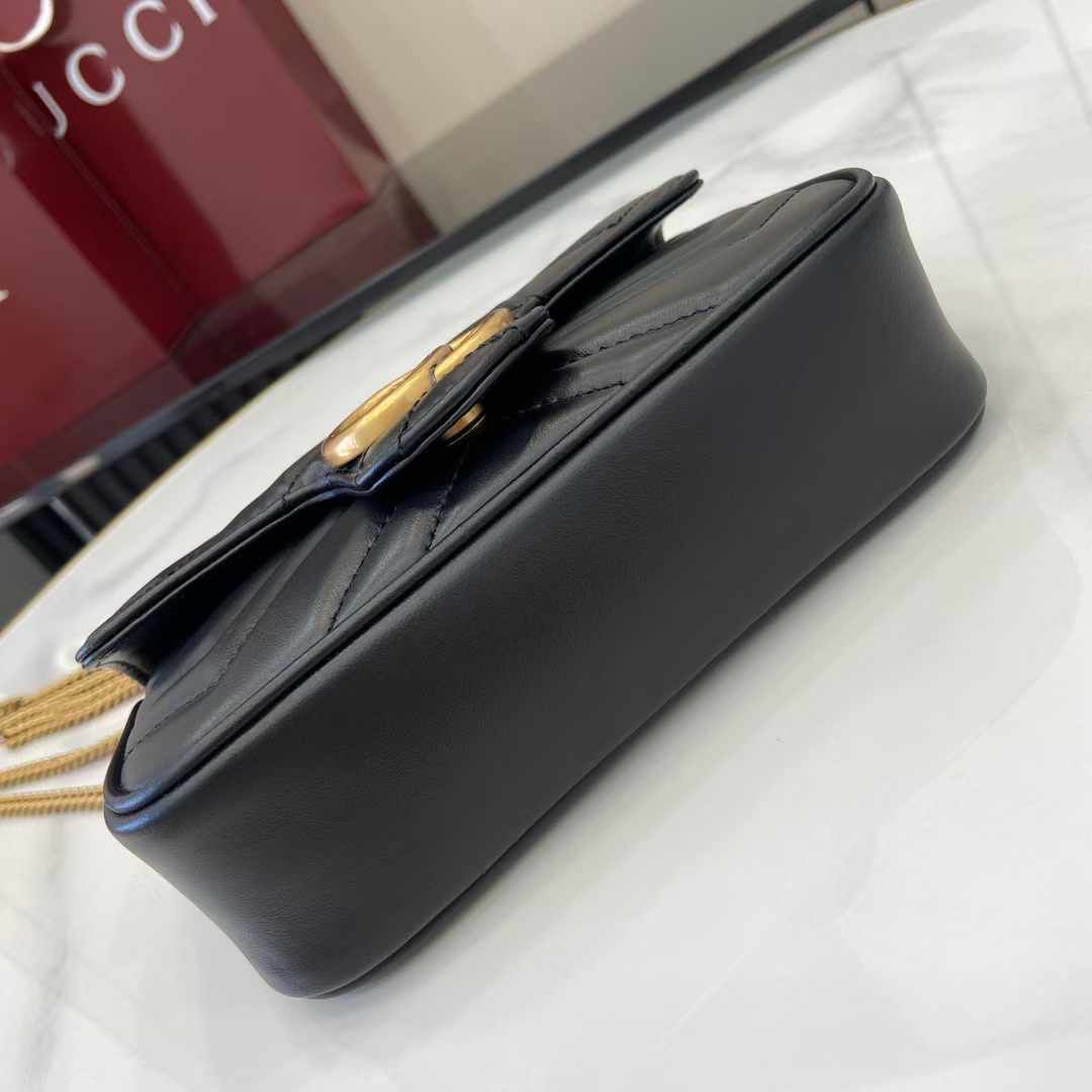 Gucci Marmont matelassé ( Rich Black )