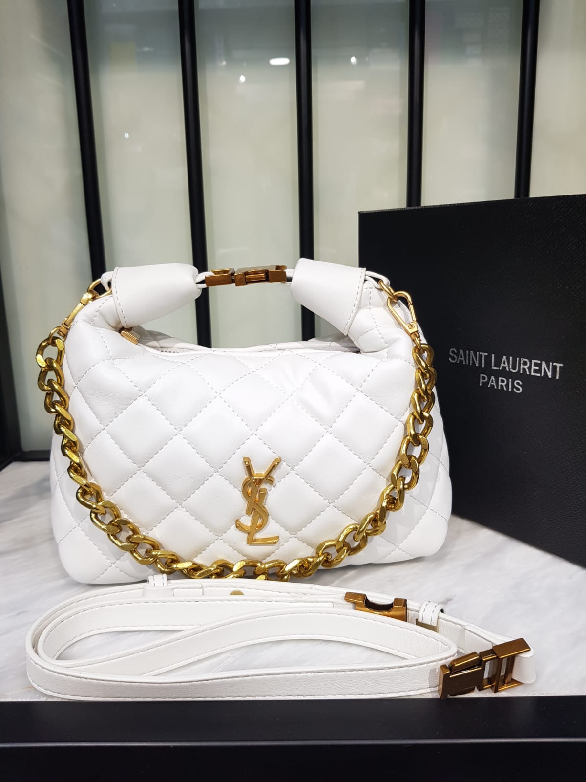 YSL Quilted Small Crossbody Bag