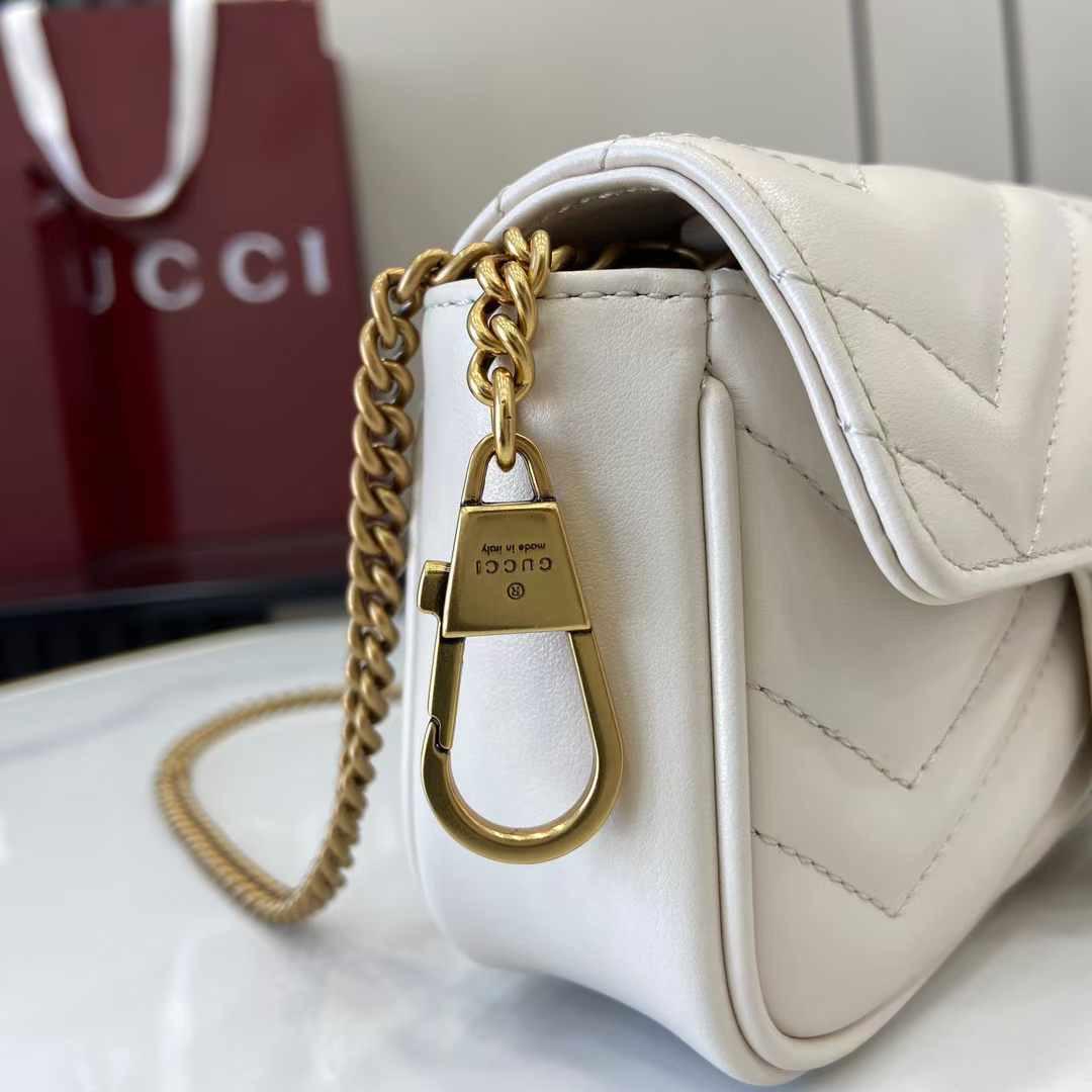 Gucci Marmont Matelassé ( Rich White )