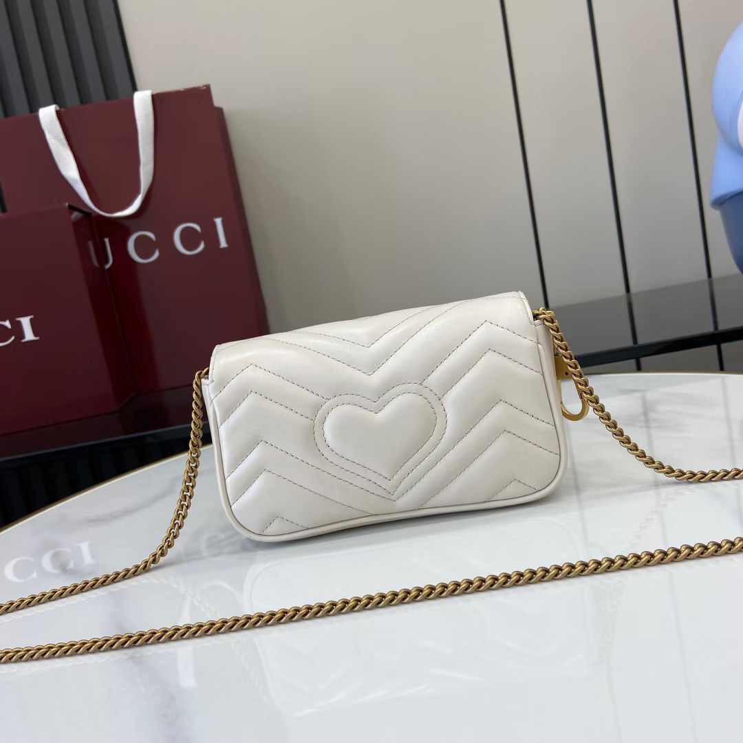 Gucci Marmont Matelassé ( Rich White )